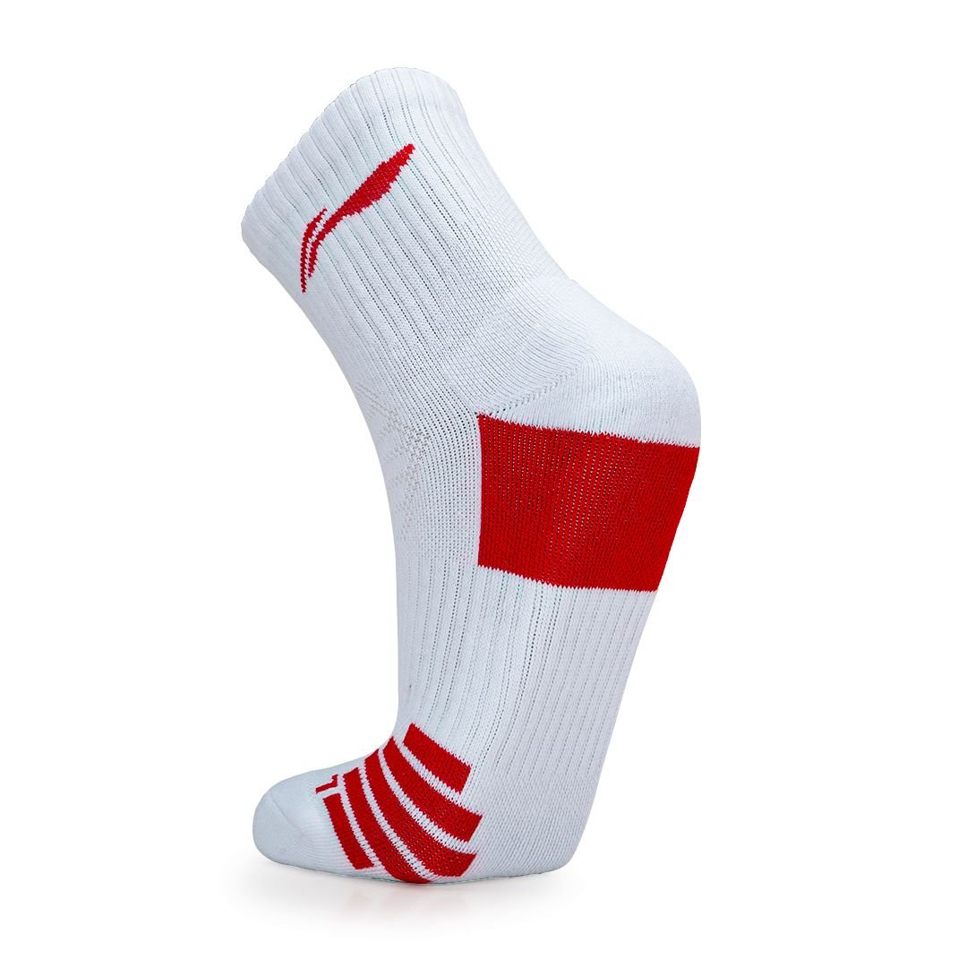 Lane 5 Socks (White/Red)