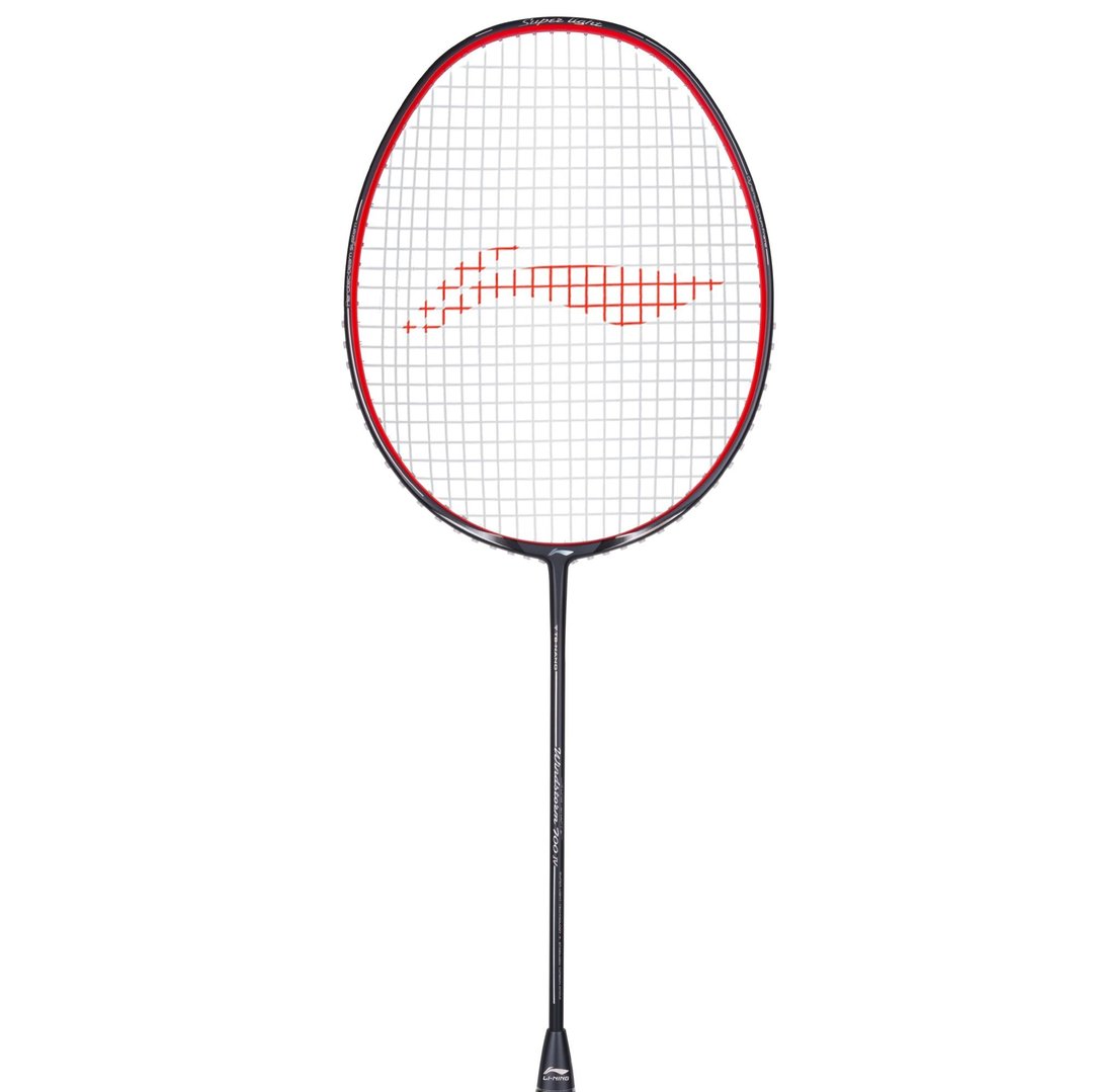 Close up of Windstorm 700 IV Badminton racket by Li-ning studio