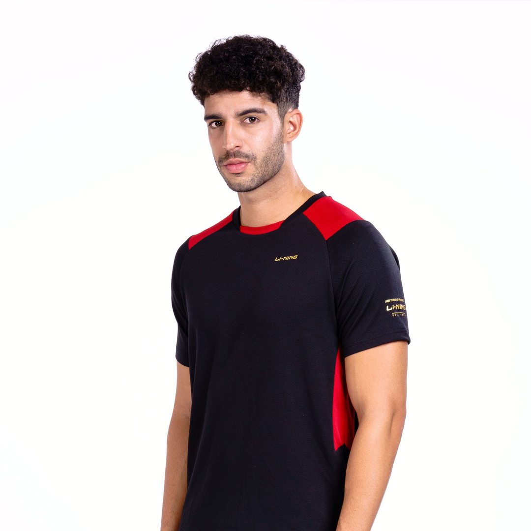 Flip Side T-Shirt-Black/Red