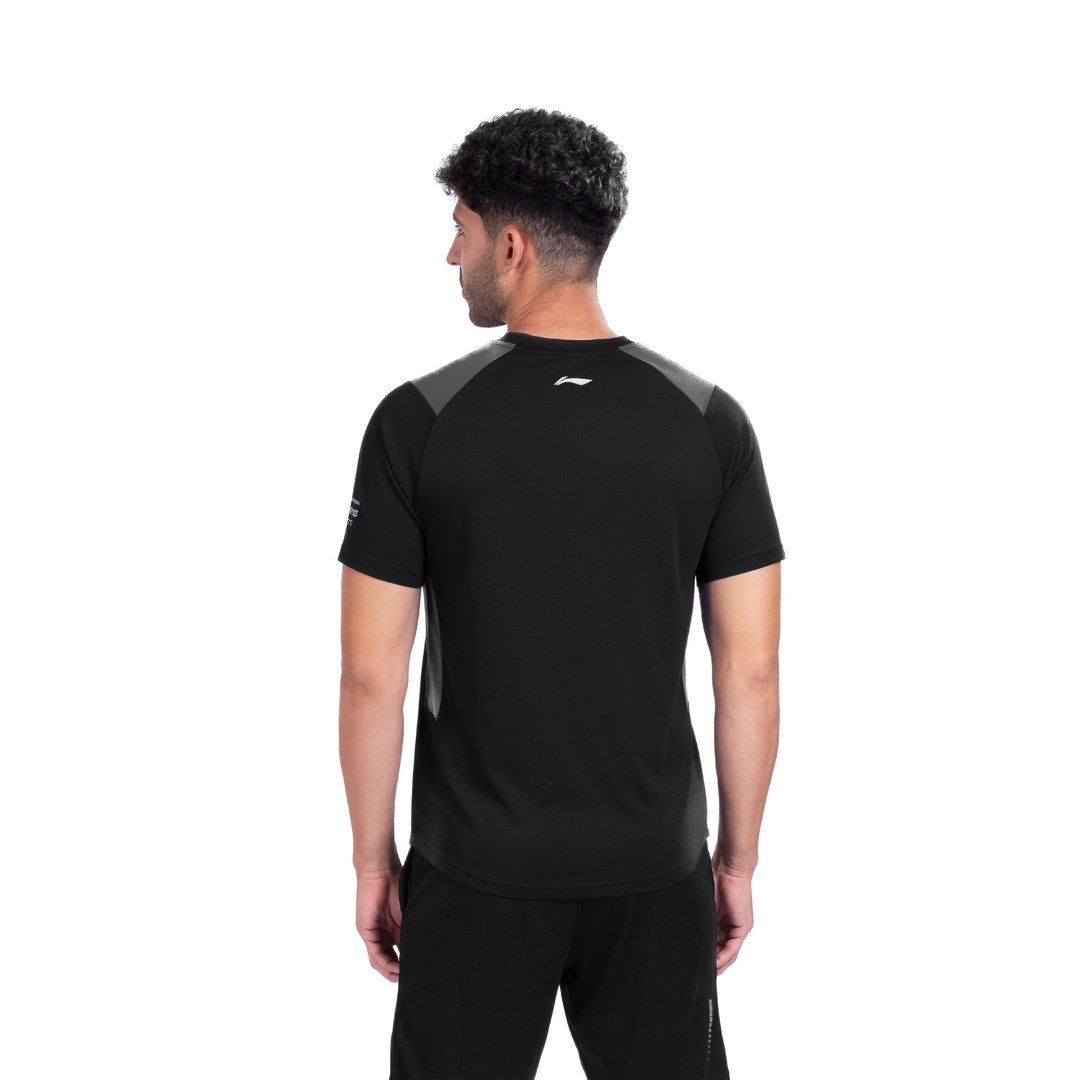 Flip Side T-Shirt-Black - Back view