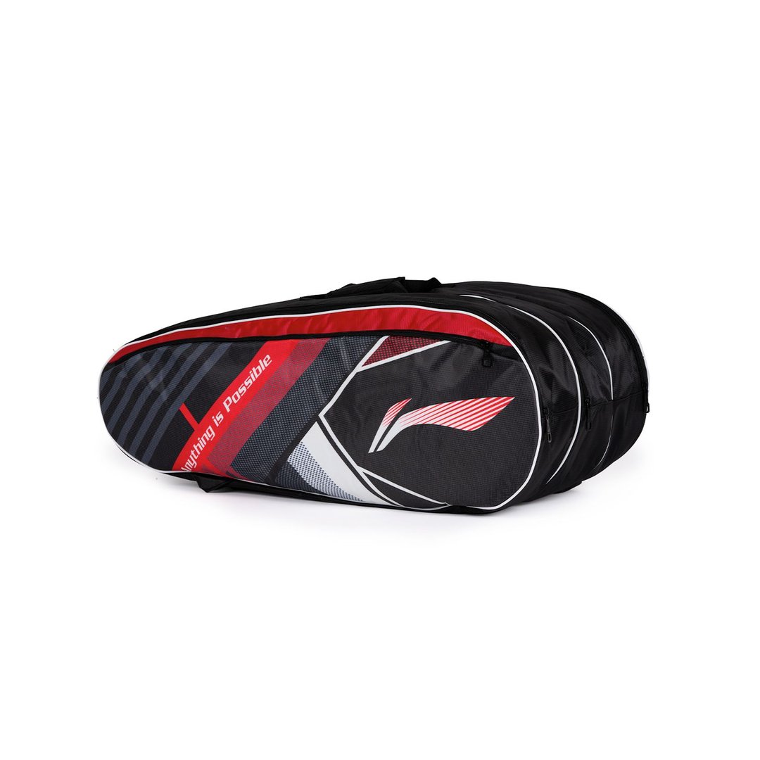 Hustler Badminton Kit Bag (Black/Red)