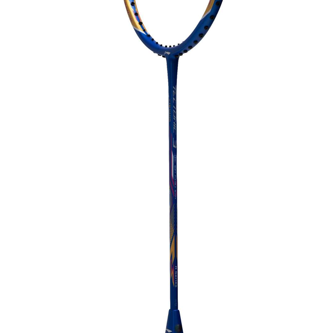 Close up of Li-Ning Tectonic 3R Badminton racket shaft