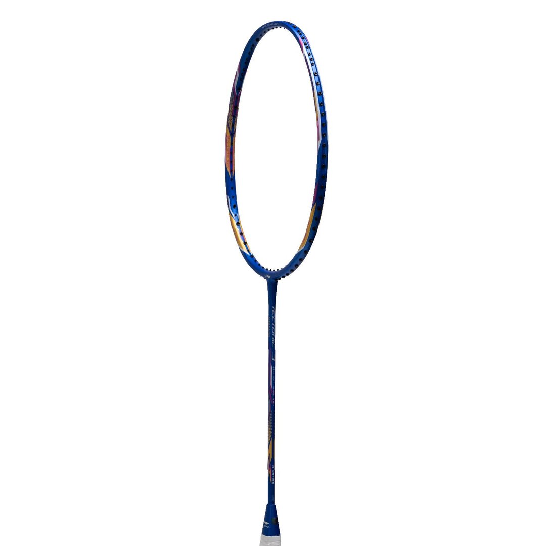 Close up of Li-Ning Tectonic 3R unstrung Badminton racket