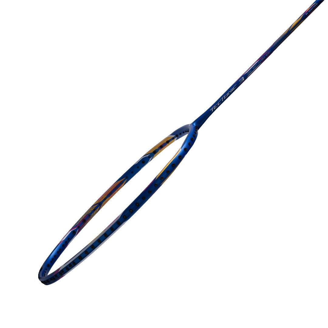 Close up of Li-Ning Tectonic 3R unstrung Badminton racket