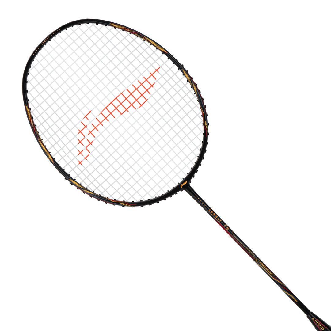 Combat Z8 - 80 Grams (Black/Gold/Red) Badminton Racket