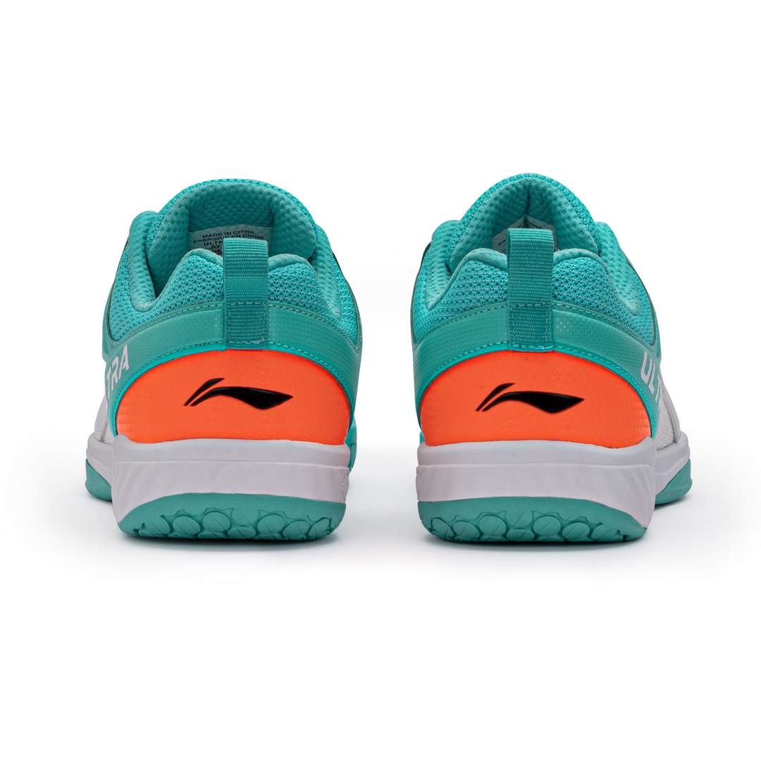 Ultra Speed (White, Apple Green, Orange) Badminton Shoe