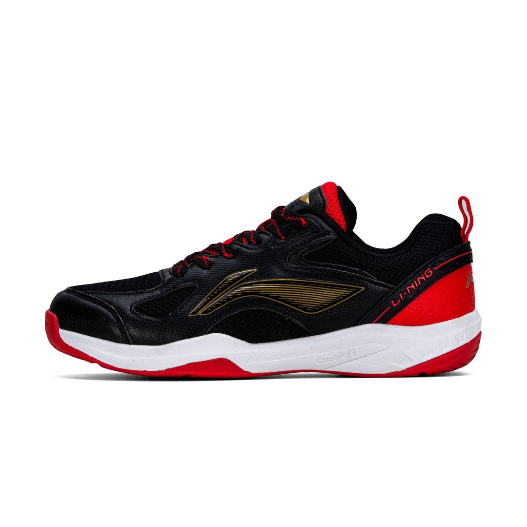 Li-Ning Aero Speed Non Marking Badminton Shoes (Black/Red/Gold)