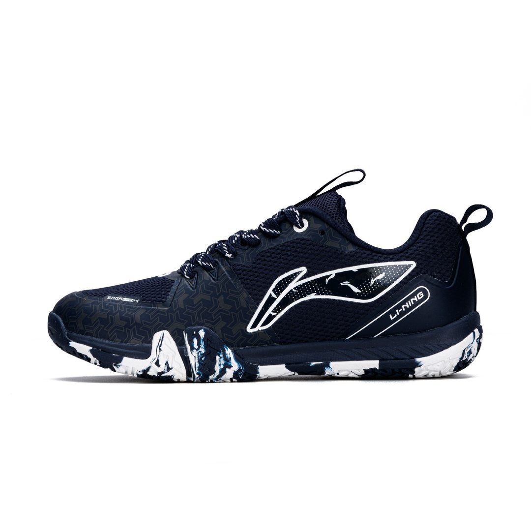 Li-Ning Saga Lite X Non Marking Badminton Shoes (Navy/White)