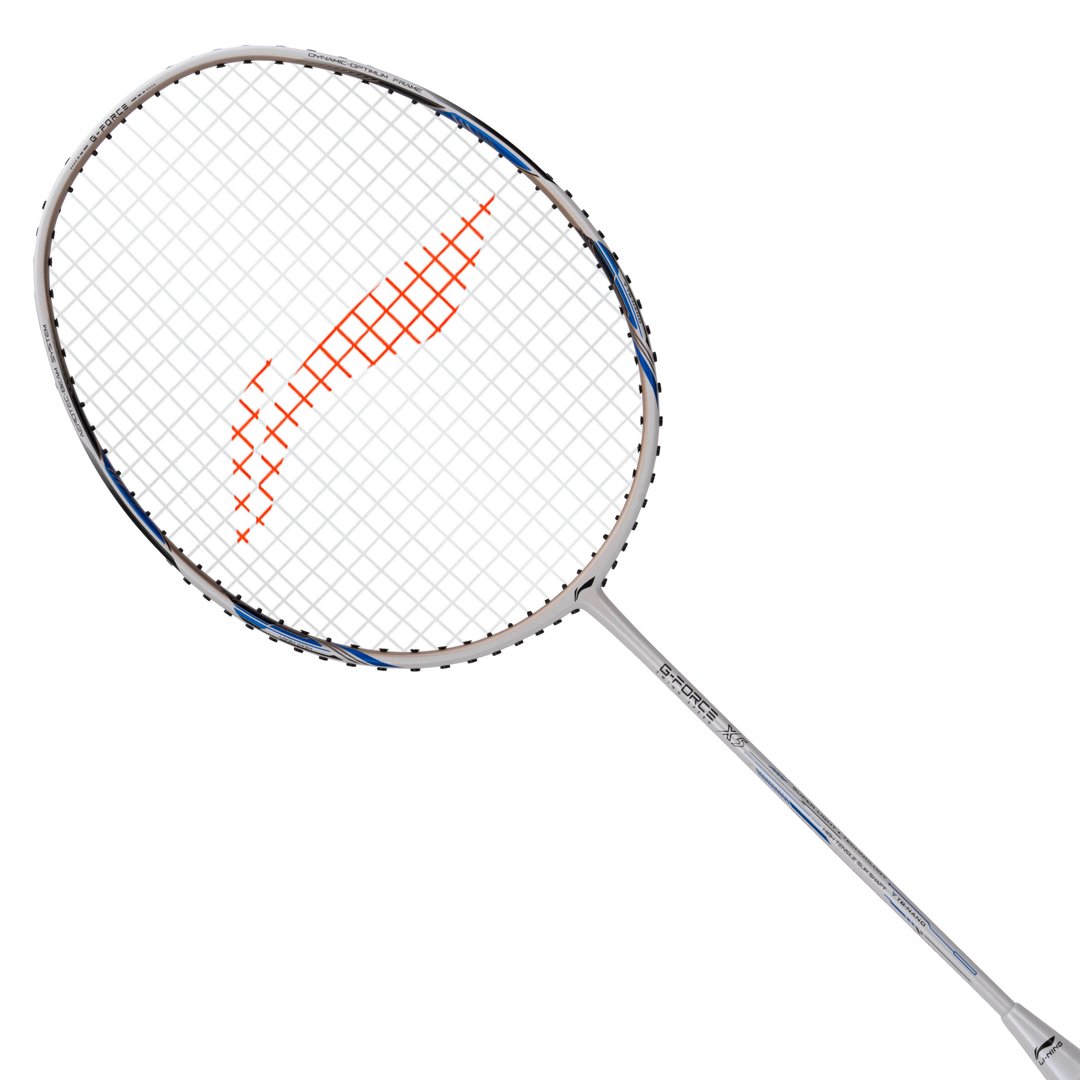 G-Force X5 (White/Blue/Light Stone) - Badminton Racket