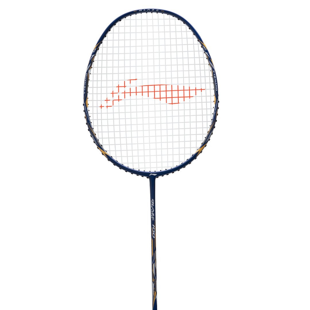 Blaze 100 - Navy, White, Gold Badminton Racket