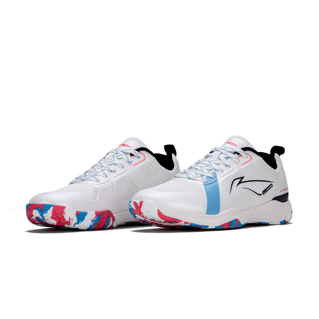 Li-Ning Aero Lite Non Marking Badminton Shoes (White/Black/Blue/Red)