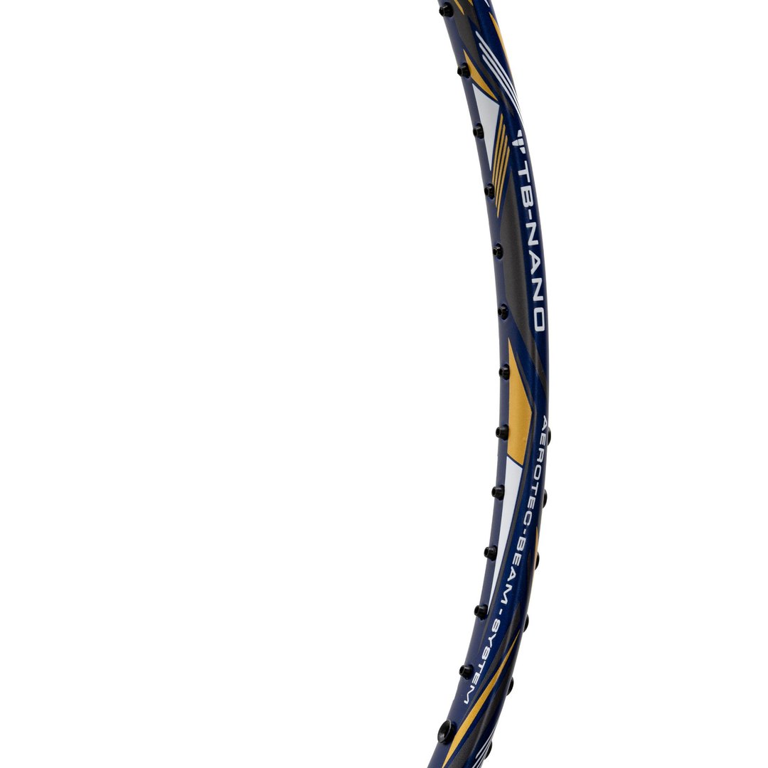 Blaze 100 - Navy, White, Gold Badminton Racket