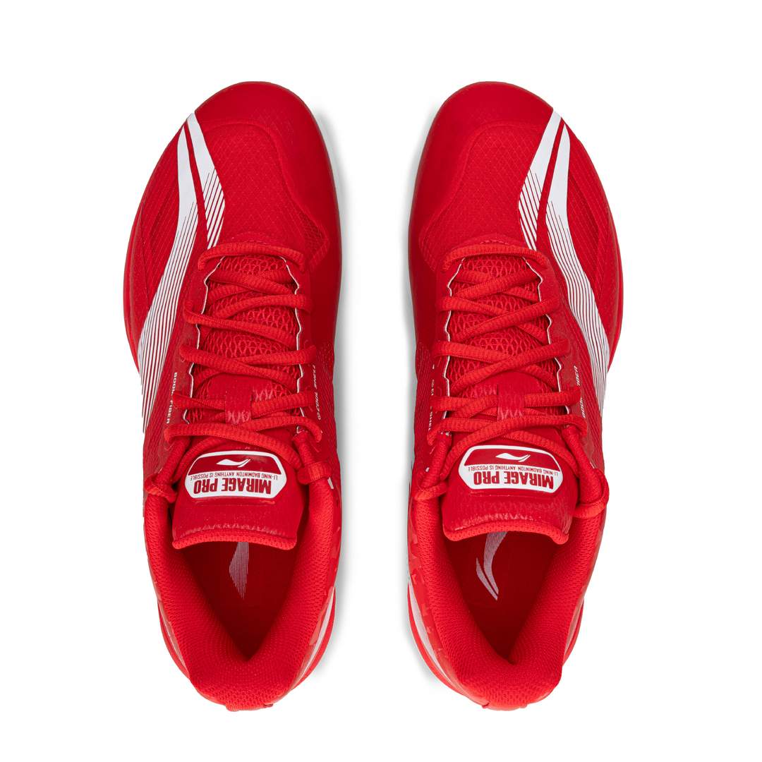 Mirage Pro - Fiery Red - Badminton Shoe - Top view