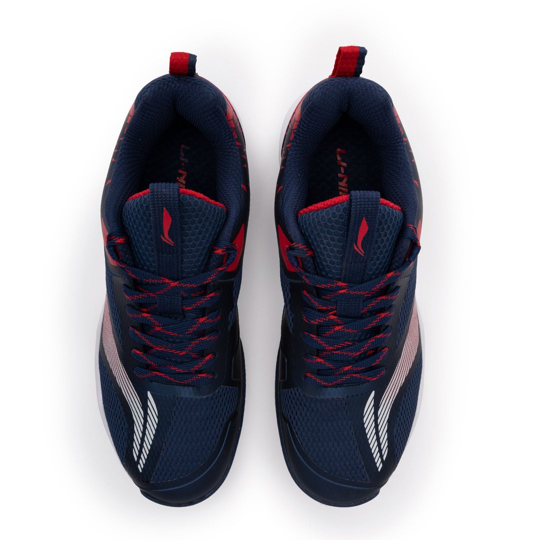 Hypersonic (Navy/Red) - Badminton Shoe - Top view