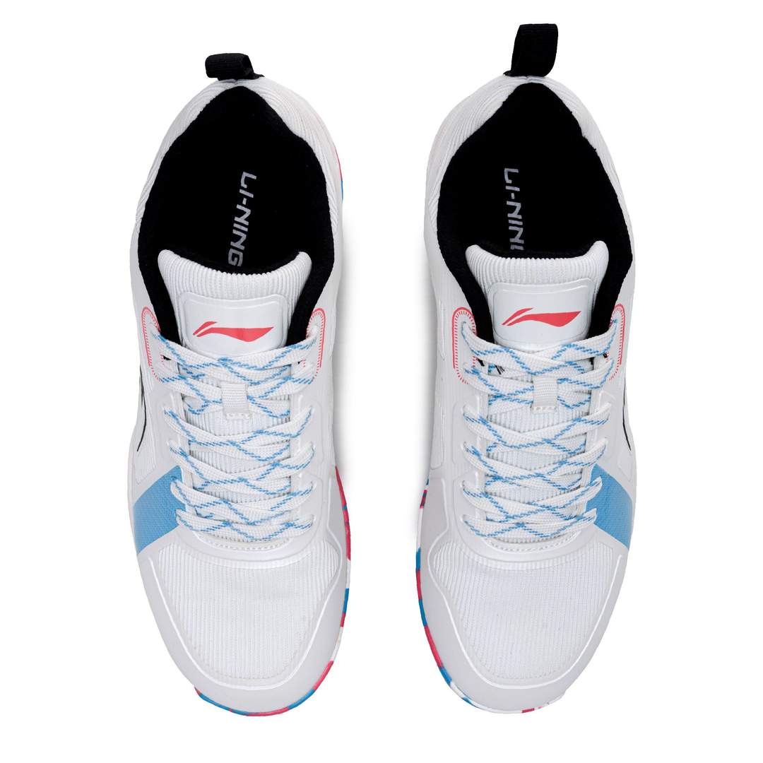 Li-Ning Aero Lite Non Marking Badminton Shoes (White/Black/Blue/Red)