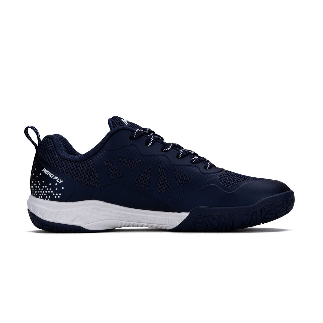 Li-Ning Aero Fly Non Marking Badminton Shoes (Navy/White)