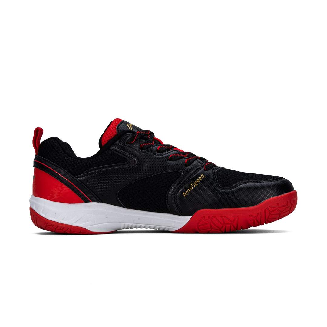 Li-Ning Aero Speed Non Marking Badminton Shoes (Black/Red/Gold)