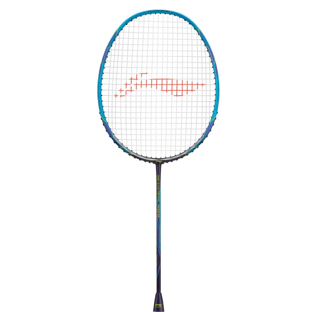 Close up of 3D Calibar 009 Badminton racket by Li-ning studio